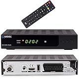 Anadol HD 202c Plus digitaler Full HD 1080p Kabel-Receiver [Umstieg Analog auf Digital] (HDTV, DVB-C / C2, HDMI, SCART, Coaxial, Mediaplayer, USB 2.0) – inkl. HDMI Kabel schw