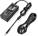 Dell 45W Laptop Ladegerät, 19,5V 2,31A Netzteil mit Netzkabelersatz für Inspiron 13 14 15,3000-7000-Serie, 5558 5755 3147 7348 und mehr (4,5 mm x 3 mm)