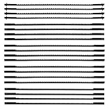 ZITFRI 20 Stück Dekupiersägeblatt mit Stift 127mm Feinschnitt Laubsägeblätter 10/15/18/24 Zähne Feinschnitt-Sägeblätter für Holzbearbeitung Holz S
