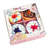 AGRIMONY Lustige Donut Socken Box - Lustig Bunte Coole Geschenke für Frauen Damen Teenager Mädchen - Witzige  Geschenke Weihnachten Geschenkideen Funny Socks-4