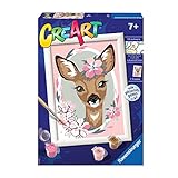 Ravensburger CreArt Delightful Deer Malen nach Zahlen Kits für Kinder – Malerei Kunst und Handwerk für Kinder ab 7 J