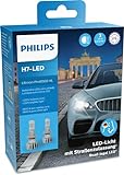 Philips Ultinon Pro6000 H7-LED Scheinwerferlampe mit Straßenzulassung, +230% helleres L