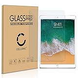 CELLONIC® Panzerglasfolie kompatibel mit iPad Pro 10.5' (A1709 / A1701) (2.5D abgerundete Kanten, 9H, 0,33mm, Full Glue) Glas Transparent Displayschutz Schutzglas Tempered G