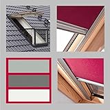 Thermo-Verdunkelungs-Rollo für VELUX Cabrio-Dachfenster GDL PK19 - Seitenschienen (PK10 oberes Fenster)