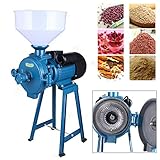 220V Dry GetreidemüHle ElektrischemüHle Elektrisch GetreidemüHle Automation Getreide Mais Stroh Futter SchrotmüHle Mit Trichter 1500W