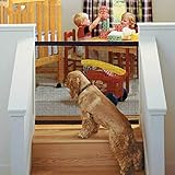 Maxure Magic Pet Gate für Hunde 39 x 31,5 Zoll Tragbare Faltisolierung Mesh Pet Safety Gate Hundesicherheitszaun Isolierte Gaze Installation durch Starkes Klettband für überall Hallentür Innentrepp