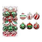 tianlanshuilv 6cm Weihnachtskugel,30 Stück Druchsichere Weihnachtskugel, Christbaumschmuck für 2021 Christbaumschmuck, Hochzeitsdek