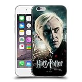 Head Case Designs Offiziell Offizielle Harry Potter Draco Malfoy Deathly Hallows VIII Soft Gel Handyhülle Hülle kompatibel mit Apple iPhone 6 / iPhone 6