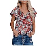 Comma Blusen Zipfel Tunika Bluse Kariert Retro Oberteile Oversize Hemdbluse Tops Blusentop Weiß Tunika Kurzarm Blusenkragen TräGerlose Oberteile for Hemdbluse Tops Große Größ
