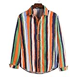 Herren Hemden Langarm Shirt Freizeithemd Businesshemd elastiscer Musterhemd Langarm Casual Druck Hawaii Bluse Shirt Ethnischen Stil Urlaub Freizeit Reise Hemden Haw