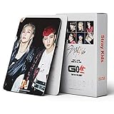 Osuner Kpop Lomo Cards, Stray Kids Milchglas HD Fotokarten Grußkarten, spezielle Album Karte Poster Fans Geschenk