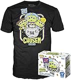 Toy Story Alien As Buzz (GITD) POP! & Tee Männer Funko Pop! Standard S