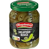 Hengstenberg Jalapeno Rings im Glas vegan laktosefrei glutenfrei 250
