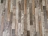 PVC Bodenbelag Vinylboden in markantem Holz-Design (9,95€/m²), Zuschnitt (2m breit, 3m lang)
