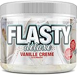 sinob Flasty Deluxe Geschmackspulver (Vanille Creme) mit vielen echten Chunks (Karamell-Stückchen) 1 x 250g - more then just a flavour - Kalorienarmes Flavour Pulver mit nur 8 kcal p