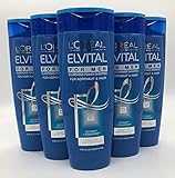 Elvital for Men Klärendes Power Shampoo für Kopfhaut & Haar Anti-Schuppen 6x300