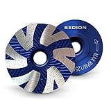 SEDION ® Diamantschleiftopf Ø 50mm x M14 - zum schnellen Fliesenkleber entfernen - Diamantschleifscheibe - Sedion Premium Qualität - Kompatibel mit Bosch, Makita u.v.m. Winkelschleifer Flex Ø 50