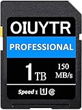 SDXC Card 1024GB 1TB SD Speicherkarte UHS-I Class 10 Speicher C10, U1,4K UHD, Max 150MB/S Speed SD-Karte Ideal für Kameras und Camcorder (1TB)