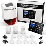 Safe2Home® Funk Alarmanlagen Großes Set SP310 Profi - Solar Sirene - Roling Code - wechselnde Kanäle deutsch GSM Alarmsystem - SMS Alarmierung - Alarmanlagen fürs Haus Bü