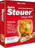 Lexware QuickSteuer Deluxe 2018 für das Steuerjahr 2017|Minibox|Einfache und schnelle Steuer-Software für die private und gewerbliche Steuererklärung|Kompatibel mit Windows 7 oder ak