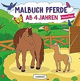 Malbuch Pferde ab 4 Jahren: Die schönsten Pferde, Fohlen und Ponys zum k