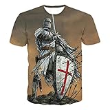 Facamalz Knights Templar 3D-Gedruckte Hoodies Männer Frauen Lässige Kapuzen-Sweatshirts Streetwear Übergroßer Pullover Langarm-Oberbekleidung