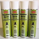 Braeco 4 x Insektenspray 400 ml Mücken Abwehr Fliegen,Mücken M