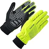 GripGrab Unisex Ride Winter-Fahrradhandschuhe , Gelb Hi-Vis , L