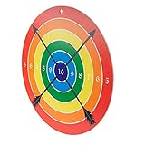 Spielzeugmanufaktur VAH - Stabile Zielscheibe für Bögen und Armbrüste mit Saugpfeilen [41 cm Durchmesser, Zum Aufhängen] Made in Germany