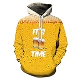 Hoodie Herren 3D Schick Persönlichkeit Drucken Langarm Pullover Herren Oversize Mode Paare Sweatshirt Männer Und Frauen Können Tragen Kreativität Neuheit Kapuzenpullover H