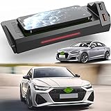 2022 Upgrade Kabelloses Ladegerät Auto für Audi A4 2019-2021 A5 2020 2021 S4 S5 2021 RS4 RS5 2019-2021 Qi 15W Fast Wireless Charger mit QC 3.0 USB Port für Phone 13/12/11/XS/XR/X/8, Samsung S21/S20