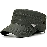 Yooeen Military Army Cap Herren Vintage Militär Mütze Verstellbar Armymütze Baumwolle Baseball Cap Kappe mit Gute Qualität Stickerei Kopfumfang 56-62