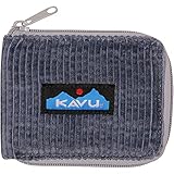 KAVU Outer Banks Zip Bifold Corduroy Wallet - D