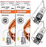 2 x OSRAM 64151 H3 55W High Tech LongLife Halogen Lampe Autolampe Birne UV-Filter Erstausrüster Leuchte 12V Abb