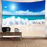 YYRAIN Nordic Wald Wandteppich Landschaft Landschaft Hängendes Tuch Kinderzimmer Wandaufkleber Wohnzimmer Schlafzimmer Dekoration Tuch Geschenk Wandteppiche 150x130cm S
