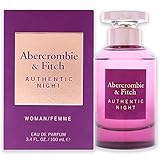 NEW: Abercrombie & Fitch Authentic Night Woman 100ml EDP Spray