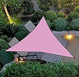 VESNIBA Sonnensegel, wasserdicht, 3 x 3 x 3 m, Dreieck, 98 % UV-Block, PES für Garten, Terrasse, Sonnenschutz, Überdachung, Sonnensegel mit kostenlosen S