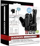 Speedlink Quaddock 4-In-1 Ladestation für Playstation 3/PS3 (vier Ports für zwei Gamepad/Controller und Bewegungscontroller)
