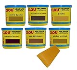 CLOU Holzspachtel (6 x 150g, dunkel)