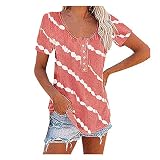 soxxcs Damen Oberteile die den Bauch kaschieren Damen Sommer t-Shirt Basic Kurzarm Tops Rundhals lockere Oberteile solide Casual Shirts Oberteile Frauen Sommer rubyw