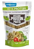 Maxsport Nutrition High Protein Pasta, Organic Bio Glutenfrei High Fibre Protein Nudeln - 10 x 200g (Green Been Fettuccine)
