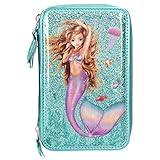 Depesche 10385 Federtasche 3 Fach, Fantasy Model Mermaid, türkis, b