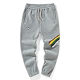 Herren Sporthosen Frühling und Herbst Retro Trend Fashion Casual Allgleiches Lose 9-Punkte Hosen Sport Freizeithosen 4XL