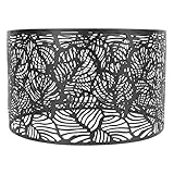minkissy Lampenschirme Eisenkunst Hohl Ersatz Lampenabdeckung für E27 E14 Tischlampe Wandlampe Stehlampe Wandleuchte Pendelleuchte Kerze Kronleuchter Deckenleuchte Schw
