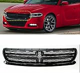 YIHGJJYP Frontgrill ABS Center Grill Grill für Land Rover für Dodge Charger 2015-2018