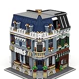 Street Series Bookstore Architektur Bausteine MOC Set (autorisiert und entworfen von Bjorn Schouten), 3740 Teile Modular Bookstore Building Set, Kompatibel mit Leg