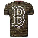 MLB T-Shirt Boston Red Sox Digi Camo Camouflage Logo Baseball (M)