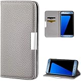 Vepbk für Samsung Galaxy S7 Hülle, Schutzhülle Handytasche Lederhülle Flip Handyhülle Case Leder Tasche Bookstyle Magnet Brieftasche Geldbörse Schale für Samsung Galaxy S7,G