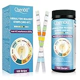 Gesundheitstest für 10 Indikatoren - Tests für Urintraktinfektionen,100 Urin Teststreifen mit Referenzfarbkarte, Urin Testreifen für Keton pH Glukose Protein und weitere W
