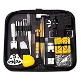 Uhrenreparaturwerkzeug-Kit 148 Stück Professionelle Uhrenwerkzeuge Uhrenöffner Link Pin Remover Pry Schraubendreher Uhrenreparaturwerkzeuge Kit Uhren-U